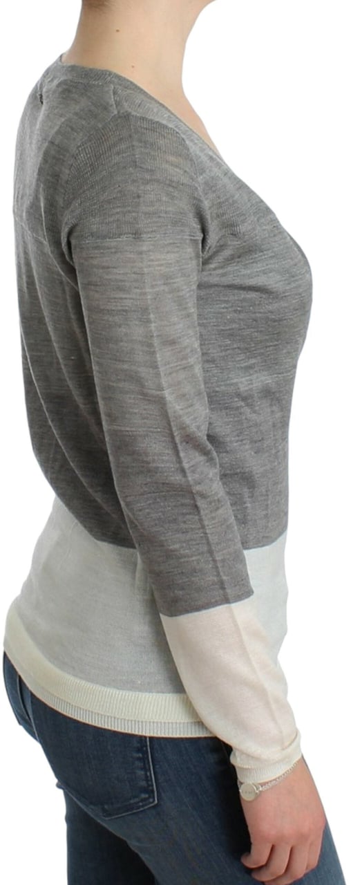 Costume National Gray lightweight cardigan Grijs