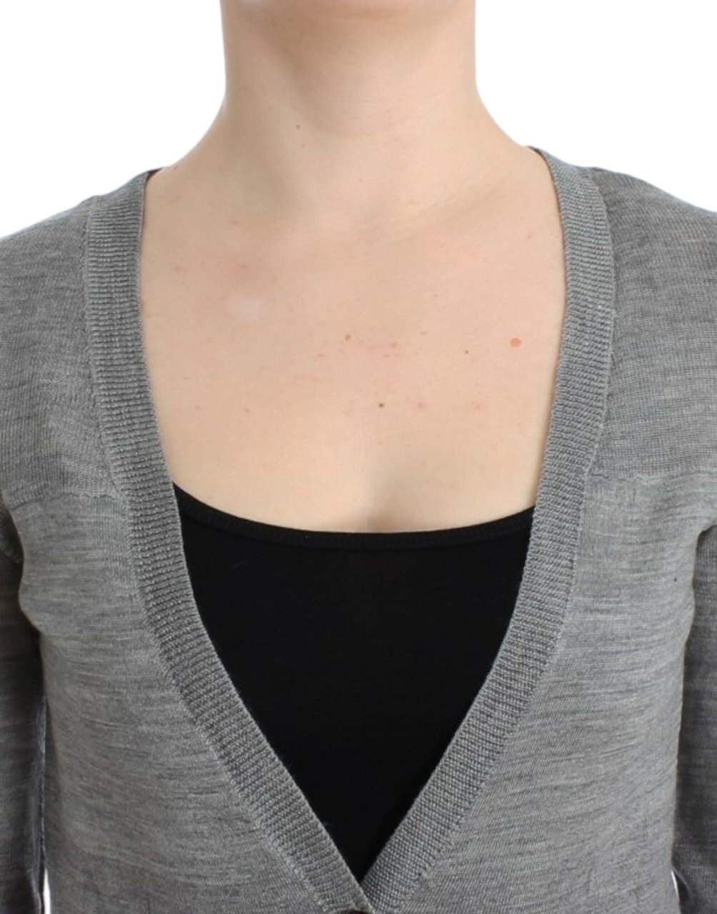 Costume National Gray lightweight cardigan Grijs