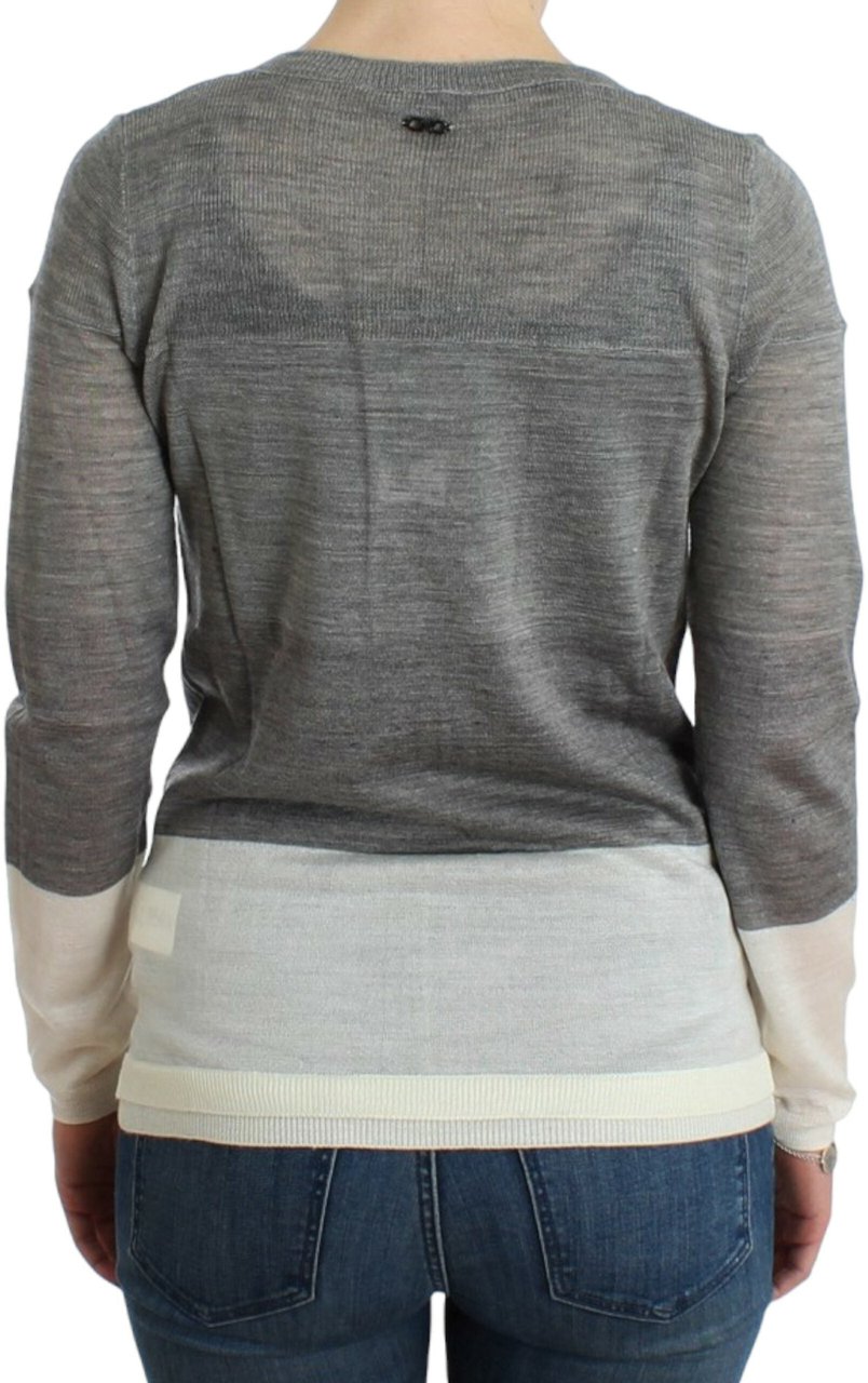 Costume National Gray lightweight cardigan Grijs