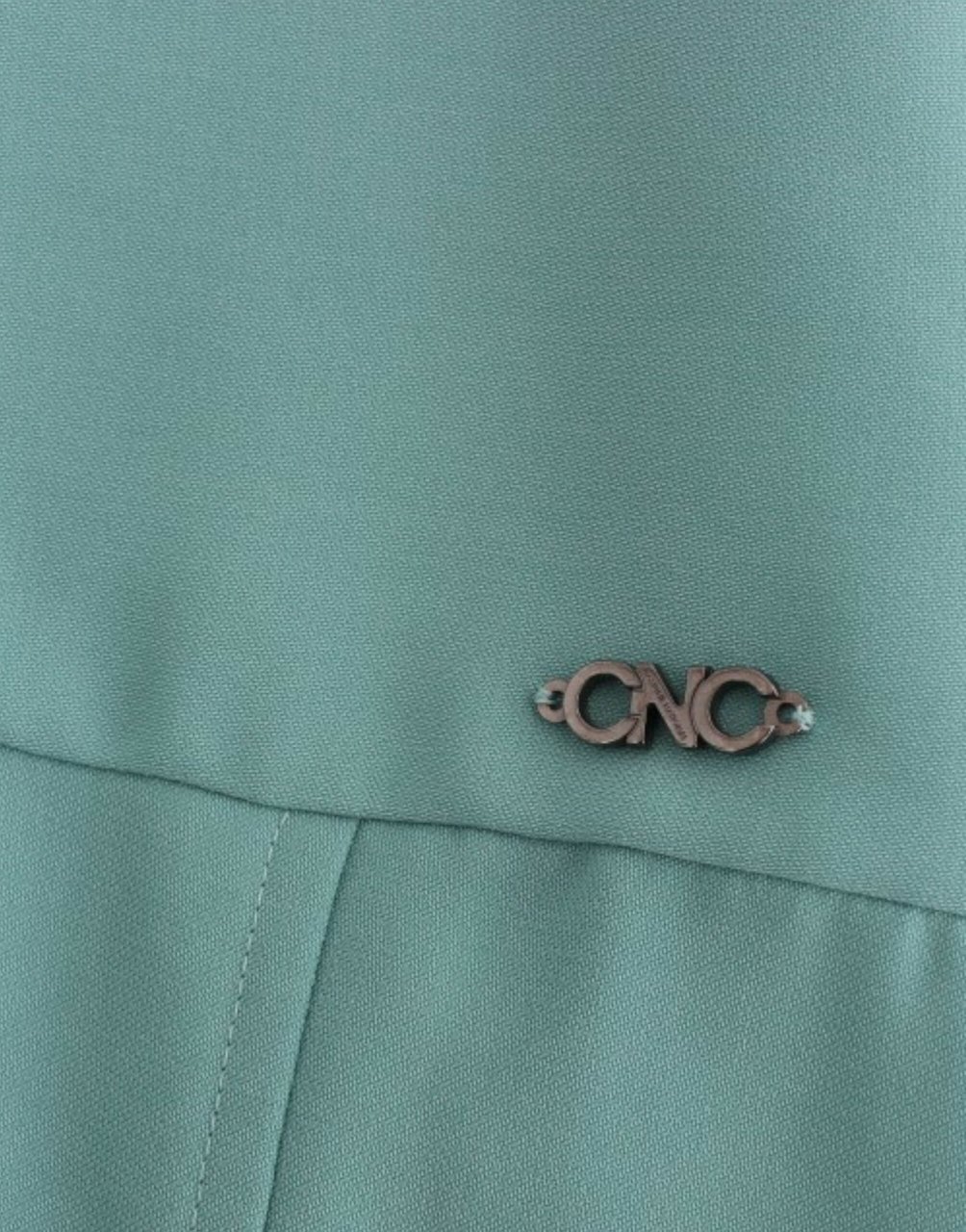 Costume National Green 3/4 sleeved sheath dress Groen
