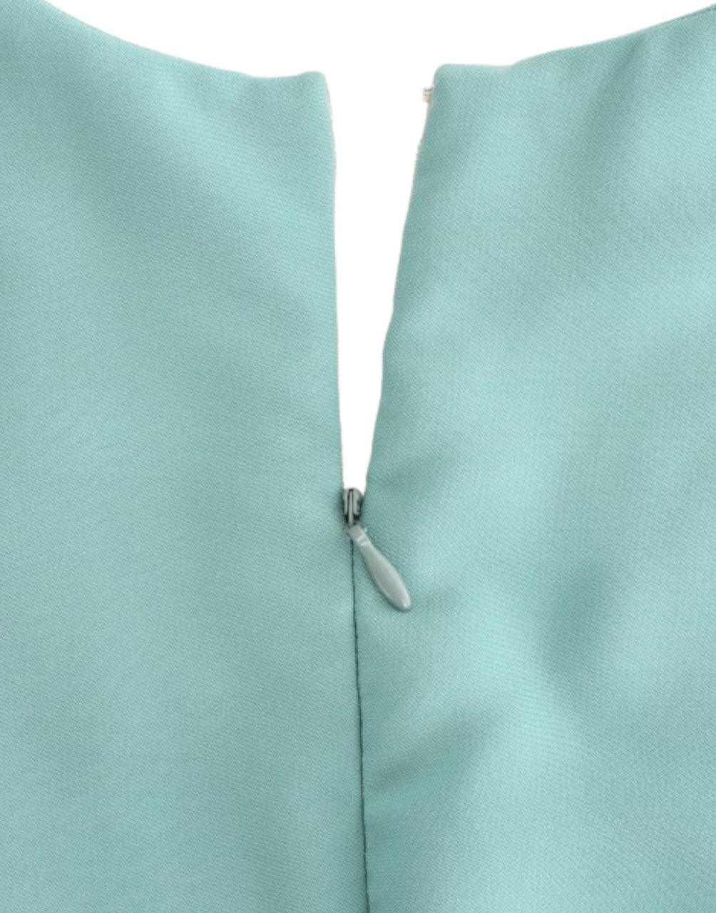 Costume National Green 3/4 sleeved sheath dress Groen