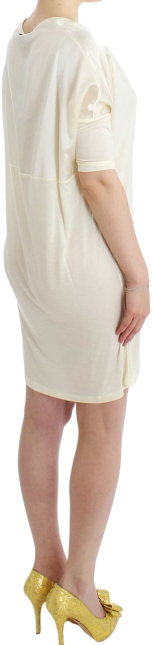 Costume National White modal tube dress Wit