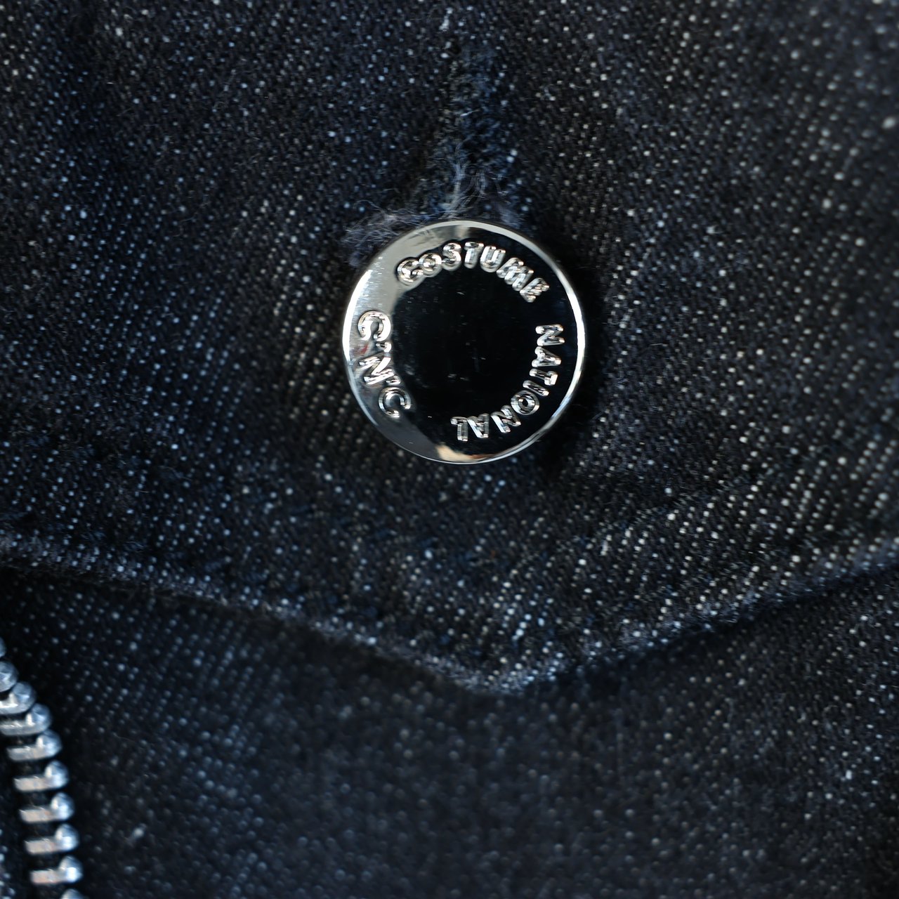 Costume National CoSTUME NATIONAL Dark Denim Jacket, 48 IT Divers