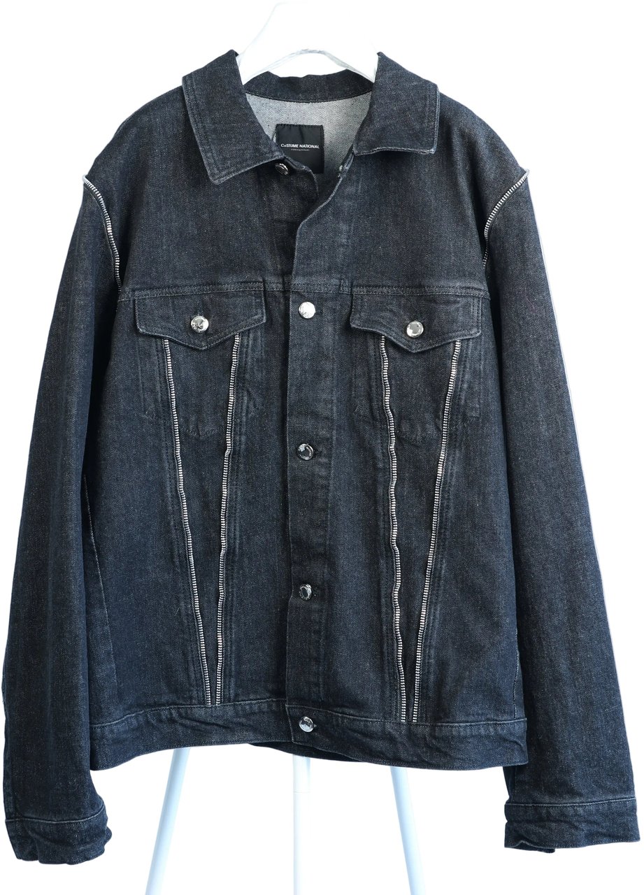 Costume National CoSTUME NATIONAL Dark Denim Jacket, 48 IT Divers