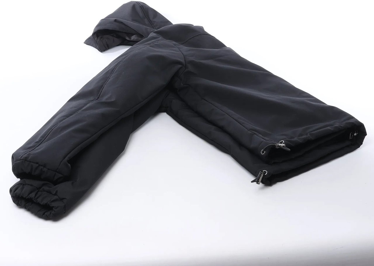 Costume National CoSTUME NATIONAL Giubbino Hooded Jacket in Black, Size IT 48 Zwart