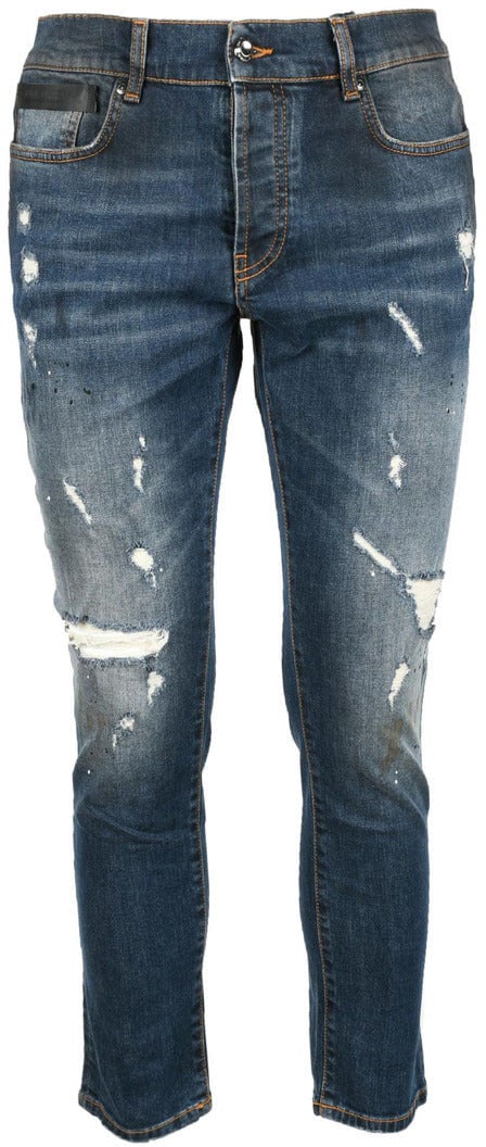 Costume National Contemporary Men Jeans Blauw