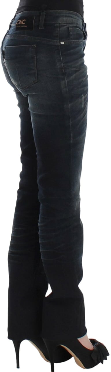 Costume National Blue skinnny leg jeans Blauw