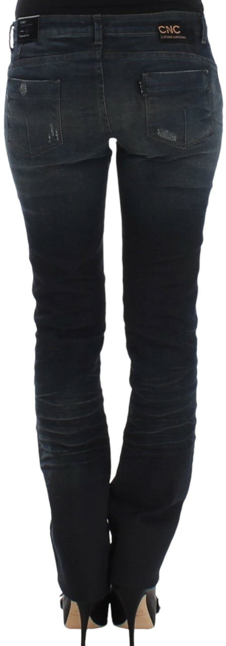 Costume National Blue skinnny leg jeans Blauw
