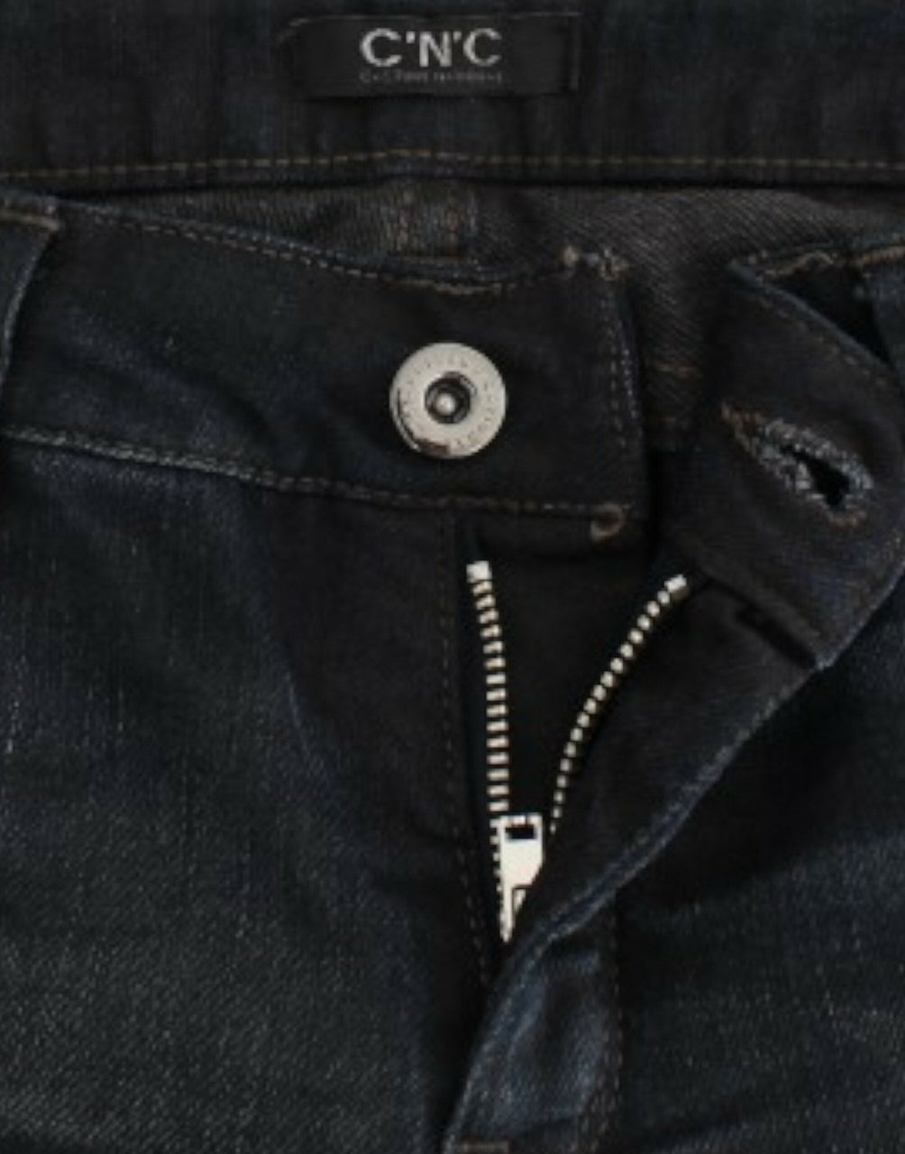 Costume National Blue skinnny leg jeans Blauw