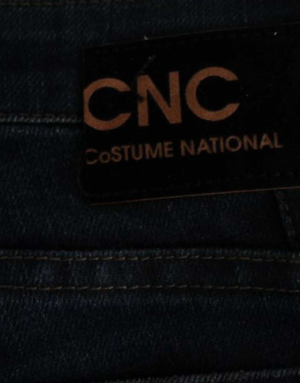 Costume National Blue skinnny leg jeans Blauw