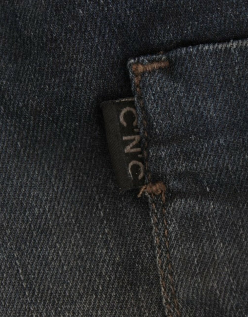 Costume National Blue skinnny leg jeans Blauw