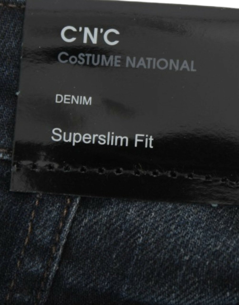 Costume National Blue skinnny leg jeans Blauw