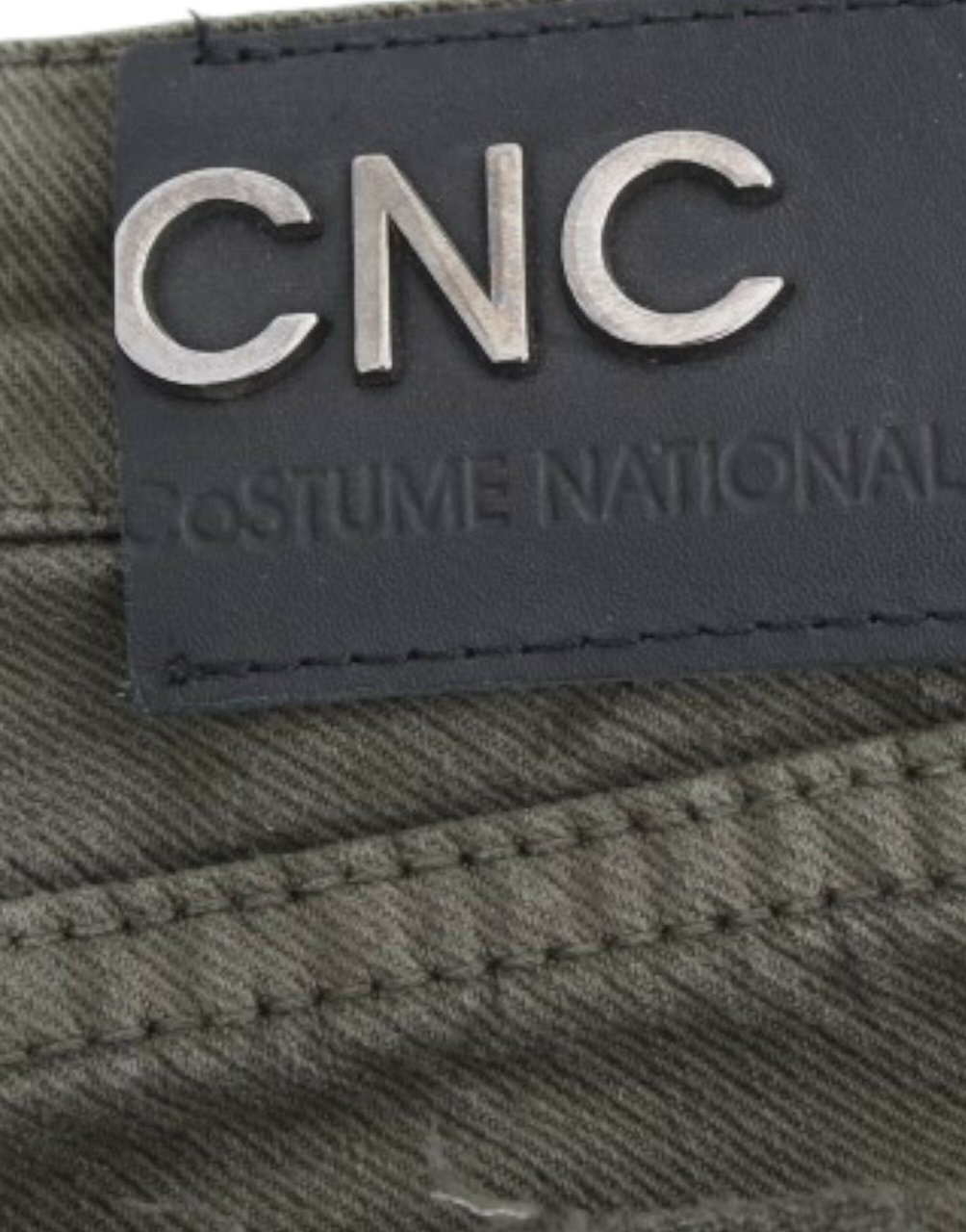 Costume National Green slim leg jeans Groen