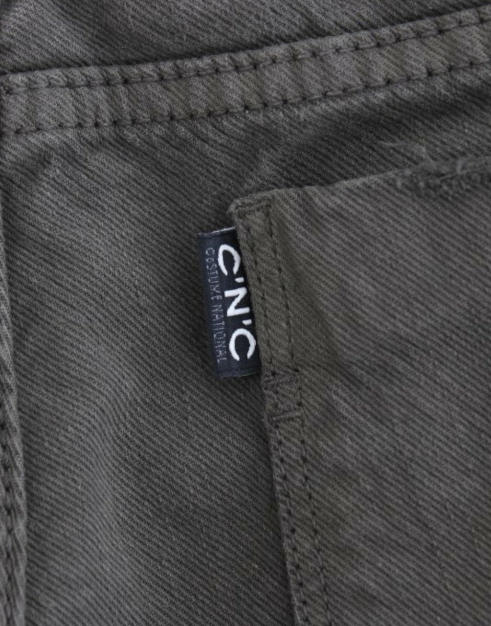 Costume National Green slim leg jeans Groen
