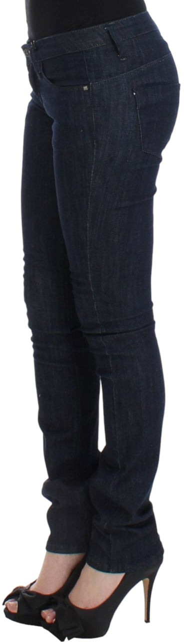Costume National Blue skinny leg jeans Blauw