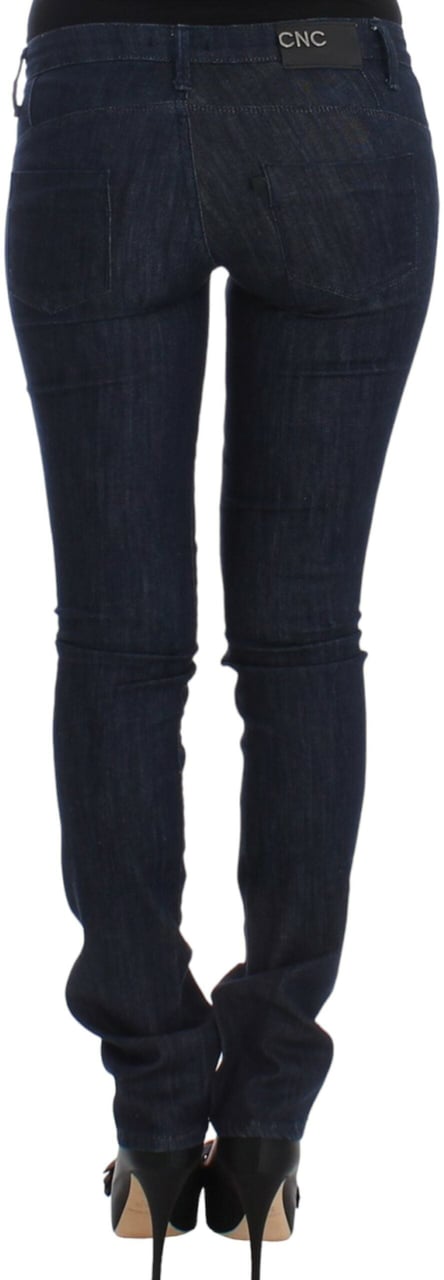 Costume National Blue skinny leg jeans Blauw