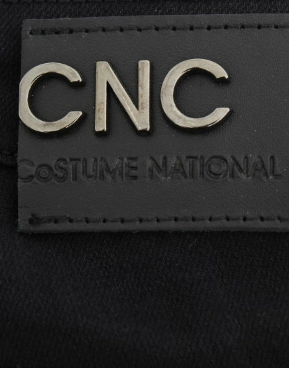 Costume National Black straight leg jeans Zwart