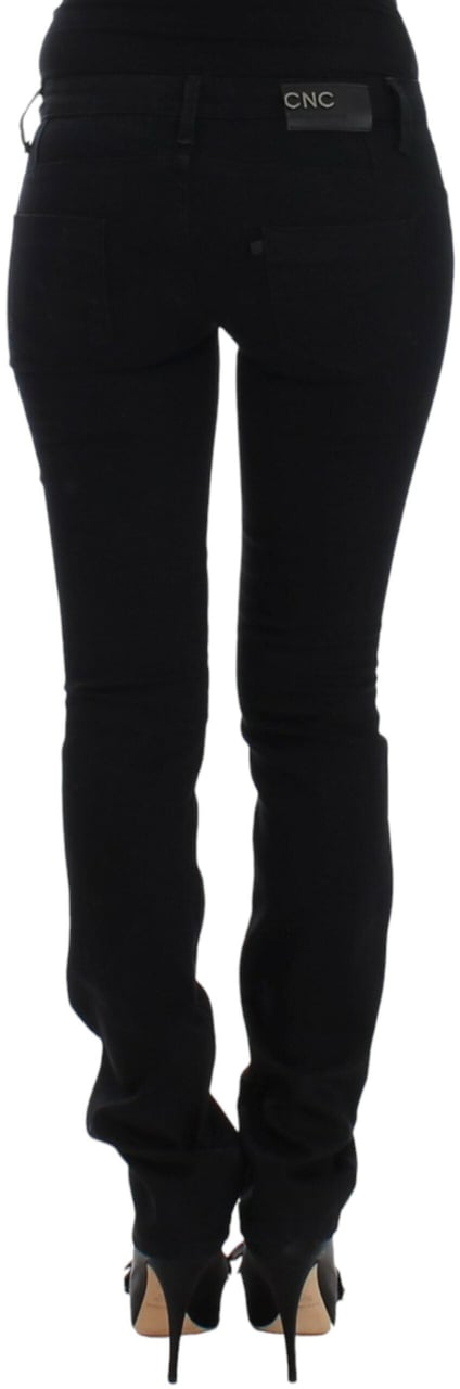 Costume National Black straight leg jeans Zwart