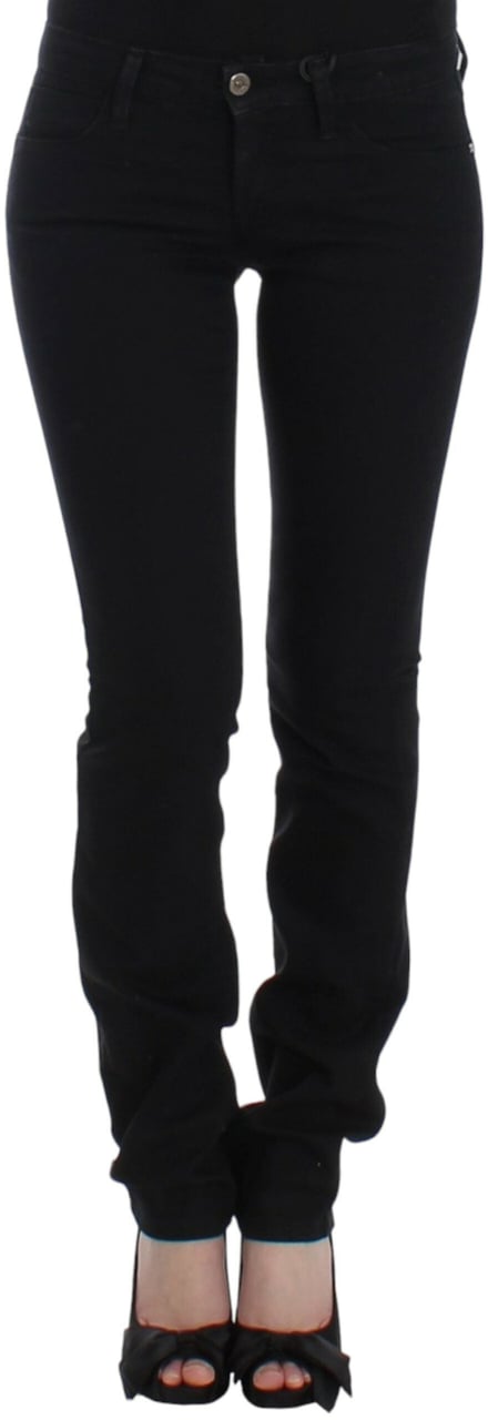 Costume National Black straight leg jeans Zwart