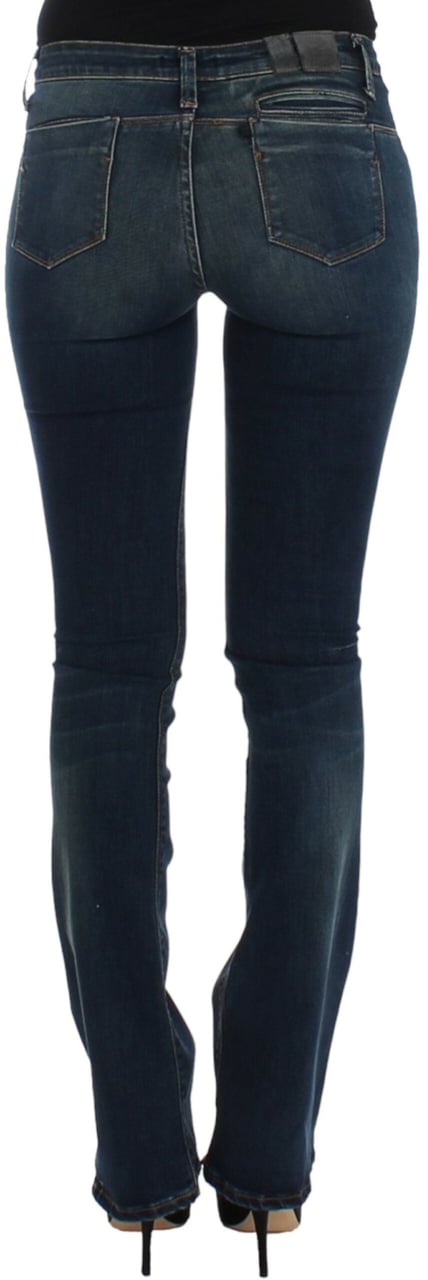 Costume National Blue straight leg jeans Blauw