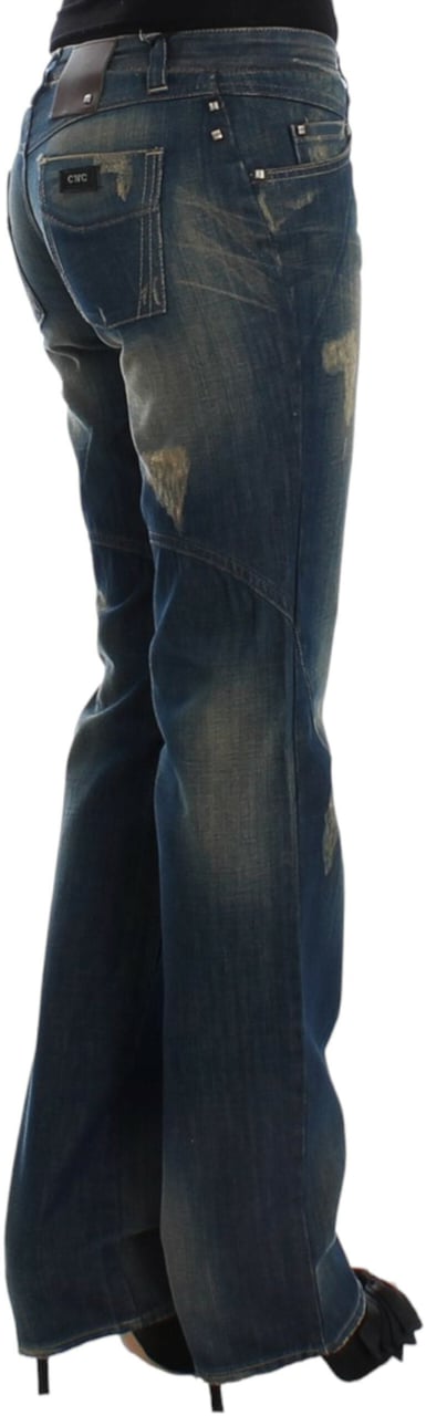 Costume National Blue straight leg jeans Blauw