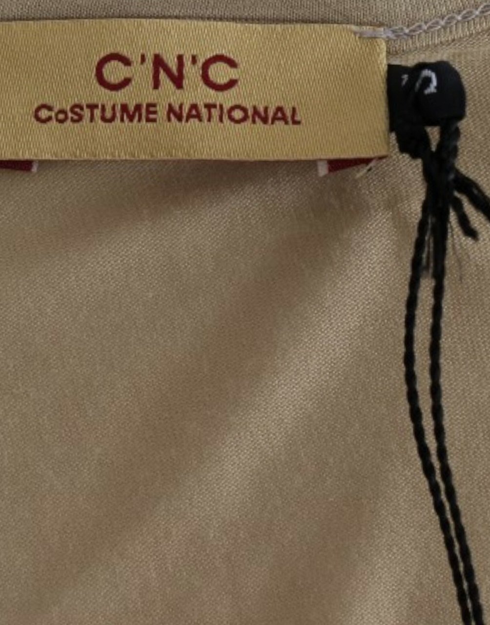 Costume National Beige motive print t-shirt Beige