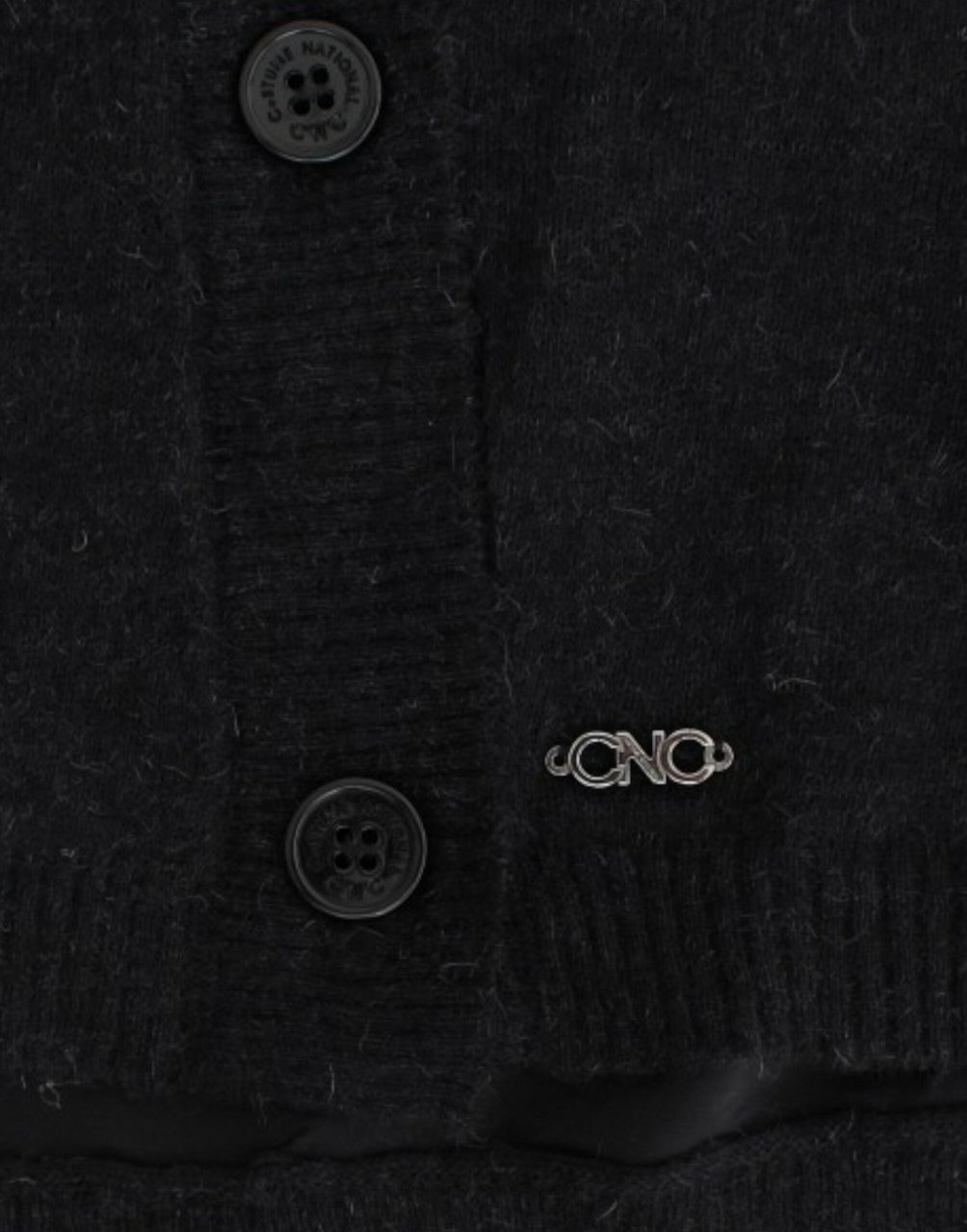 Costume National Gray wool alpaca cardigan Grijs