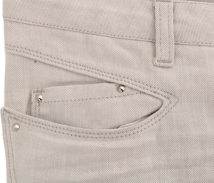 Costume National White Cotton Stretch Slim Jeans Wit