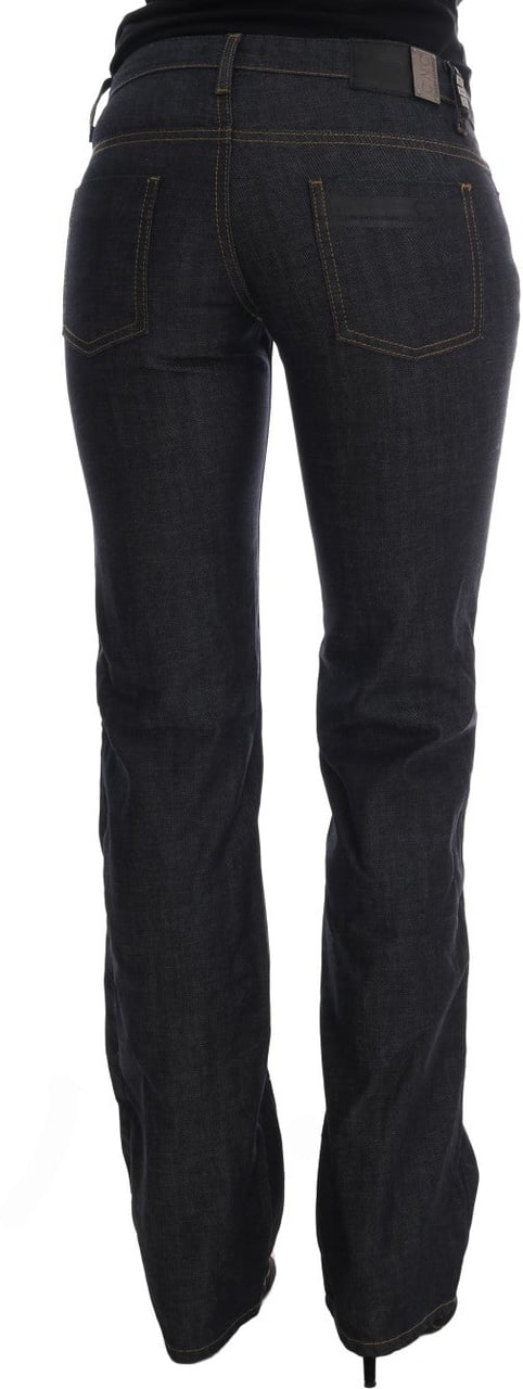 Costume National Dark Blue Cotton Classic Fit Jeans Blauw