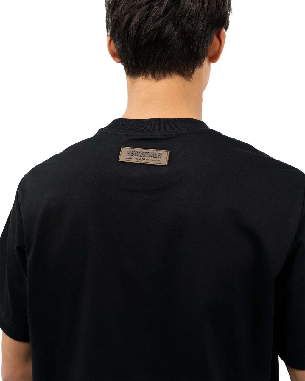 Cou7ure Essentials Basic Curve T-Shirt Zwart