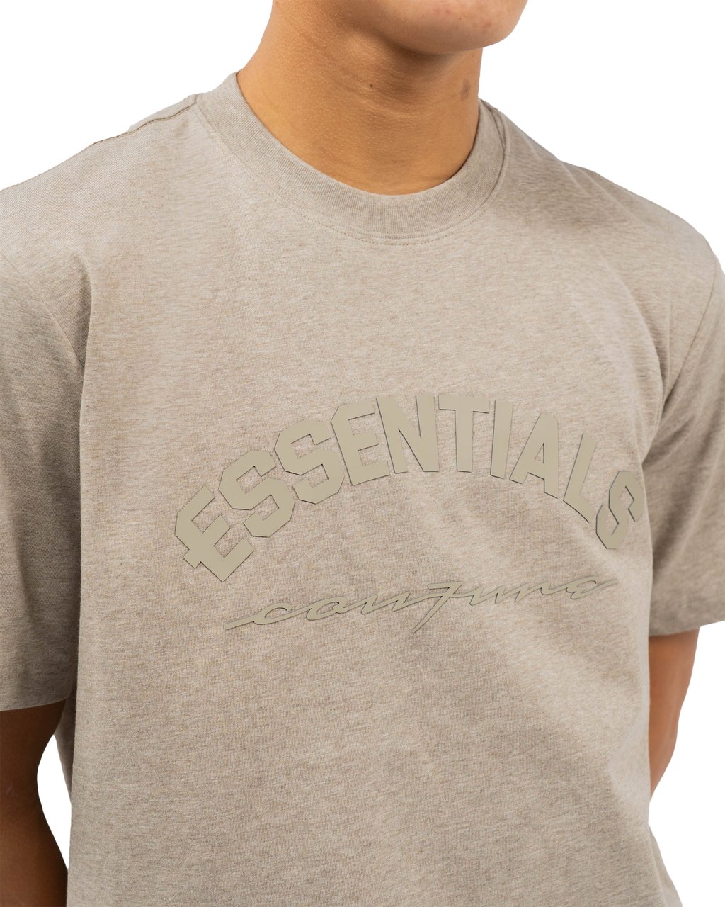 Cou7ure Essentials Basic Curve T-Shirt Beige