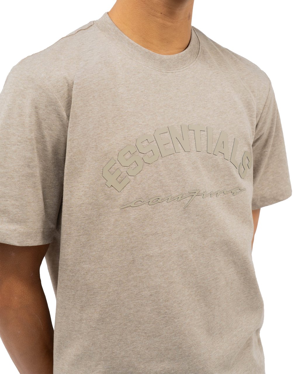 Cou7ure Essentials Basic Curve T-Shirt Beige