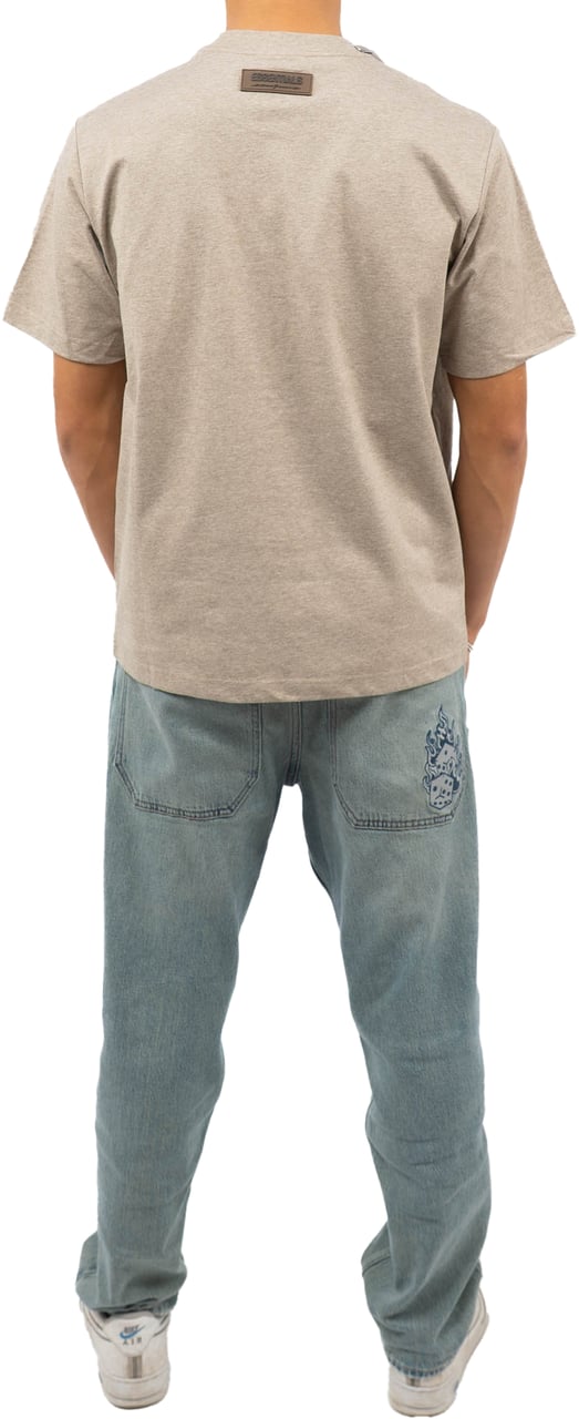 Cou7ure Essentials Basic Curve T-Shirt Beige