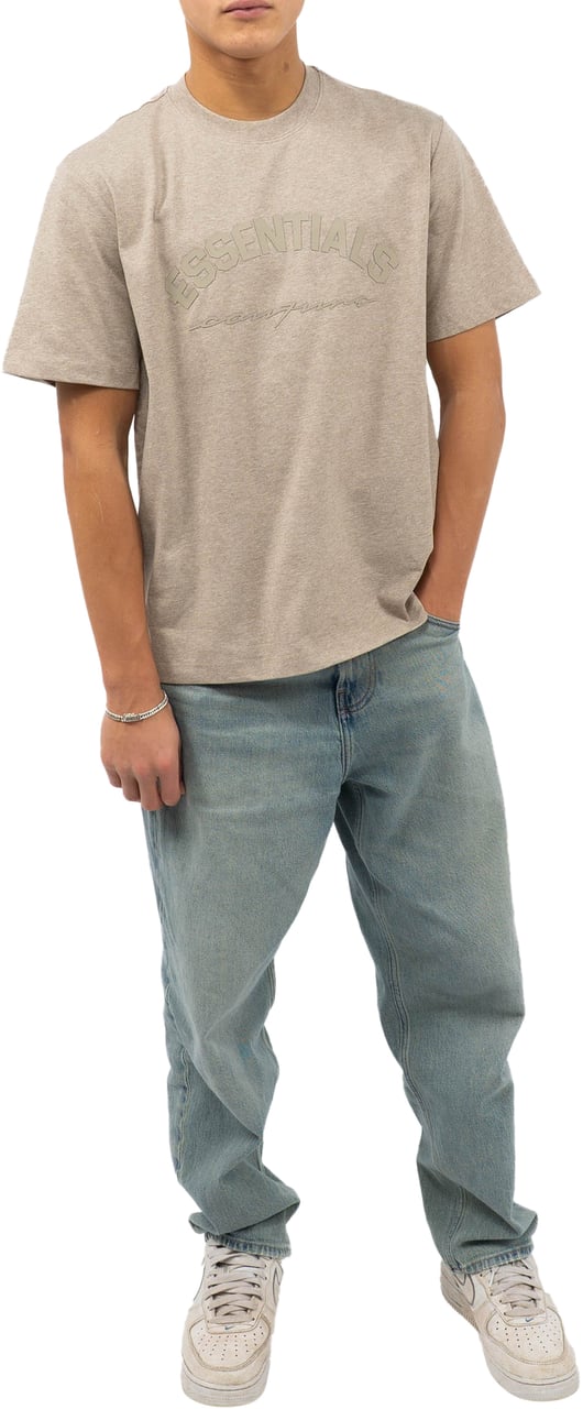 Cou7ure Essentials Basic Curve T-Shirt Beige