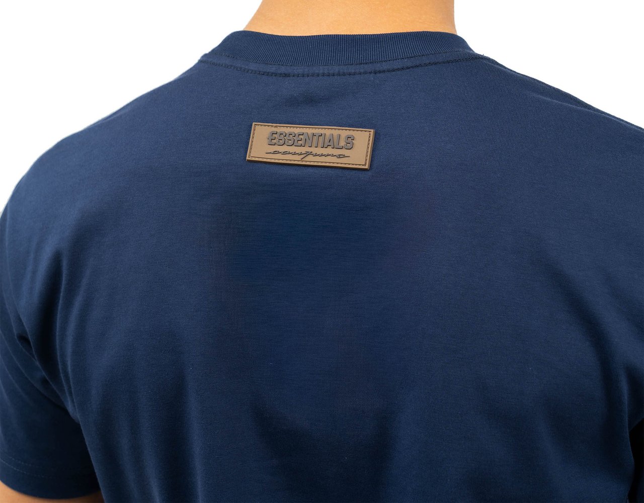 Cou7ure Essentials Basic Curve T-Shirt Blauw