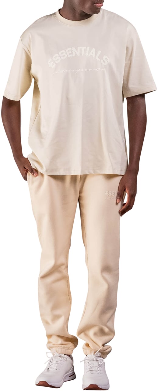 Cou7ure Essentials Basic Curve T-Shirt Beige