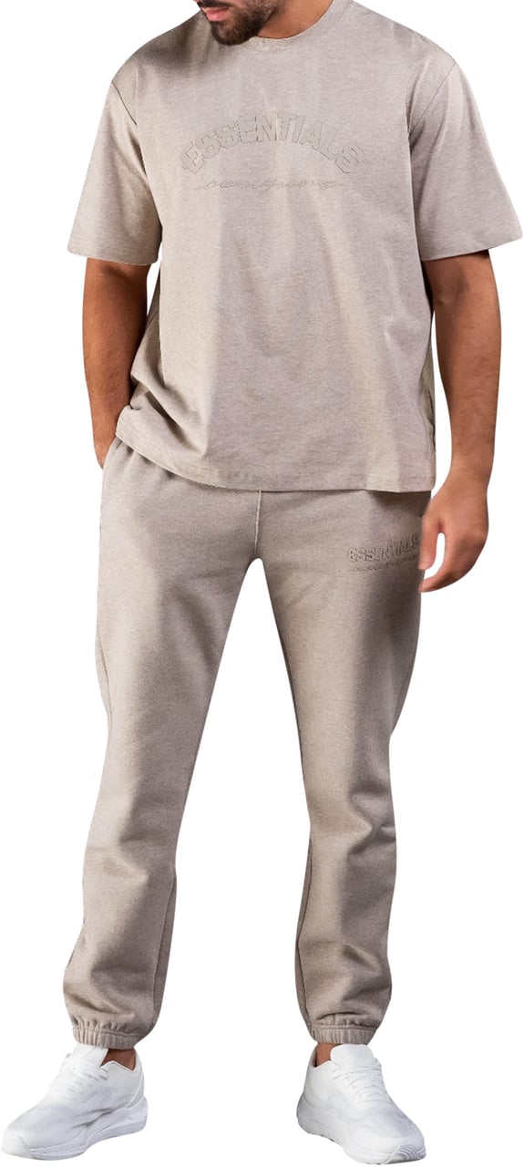 Cou7ure Essentials Basic Curve T-Shirt Beige