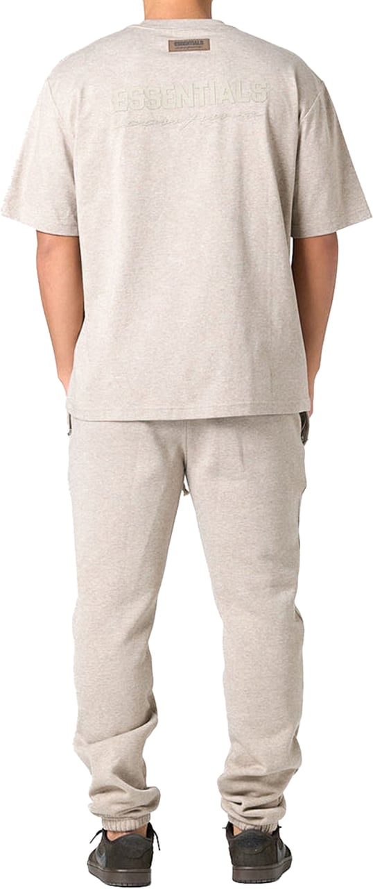 Cou7ure Essentials Basic Small Logo T-Shirt Beige