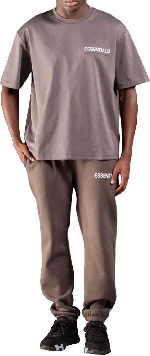 Cou7ure Essentials Basic Small Logo T-Shirt Grijs