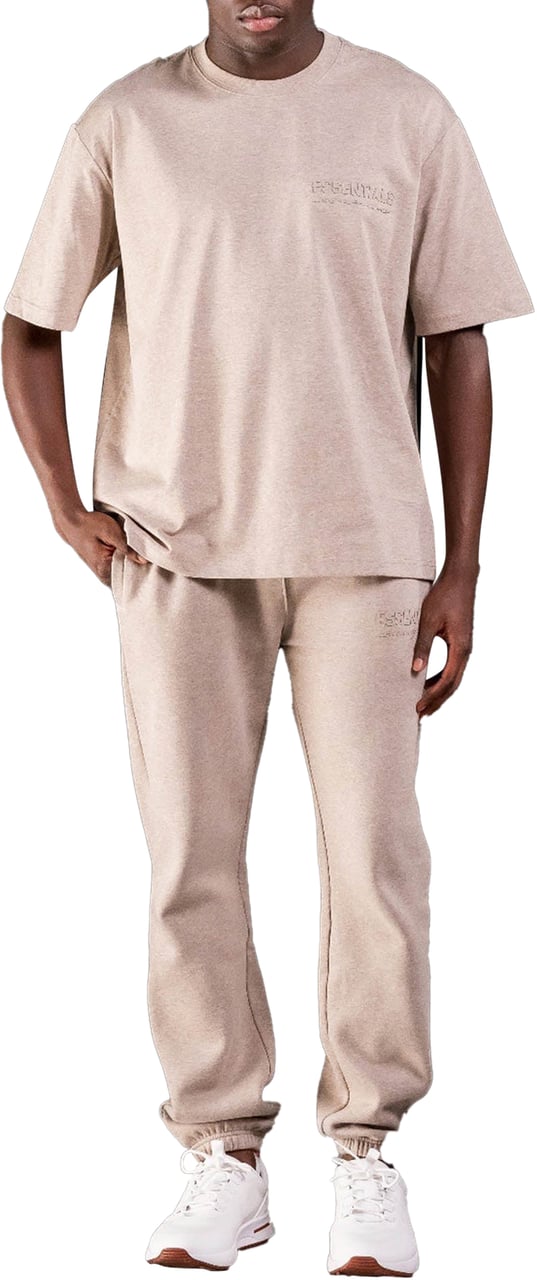 Cou7ure Essentials Basic Small Logo T-Shirt Grijs