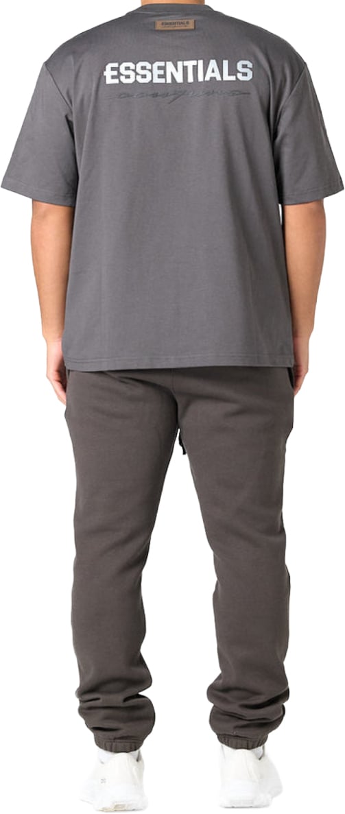 Cou7ure Essentials Basic Small Logo T-Shirt Grijs