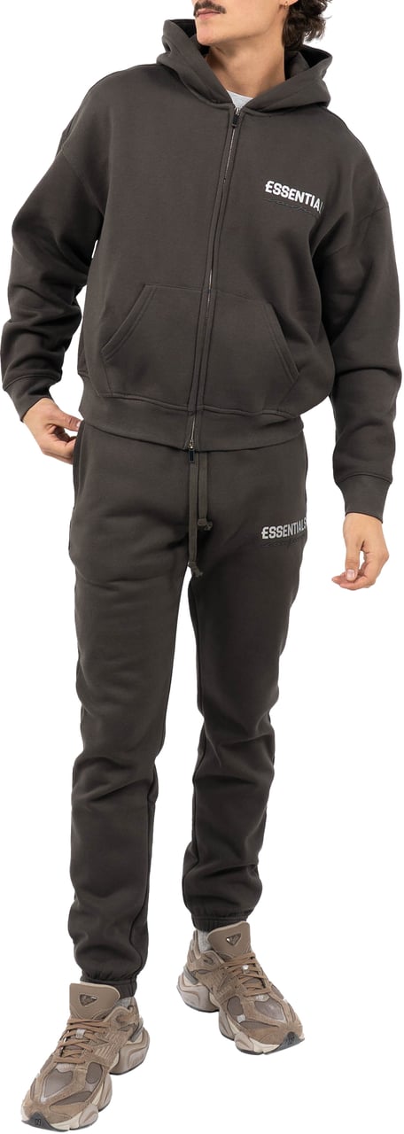 Cou7ure Essentials Basic Zipper Trainingspak Grijs