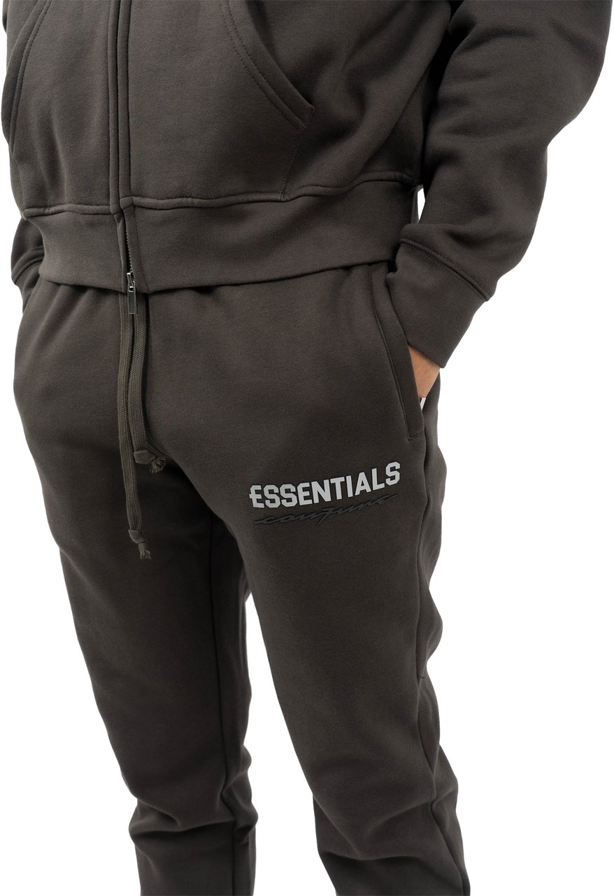 Cou7ure Essentials Basic Zipper Trainingspak Grijs