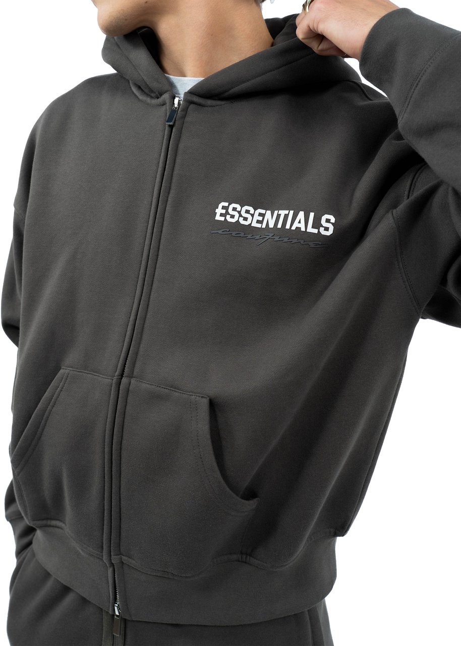 Cou7ure Essentials Basic Zipper Trainingspak Grijs