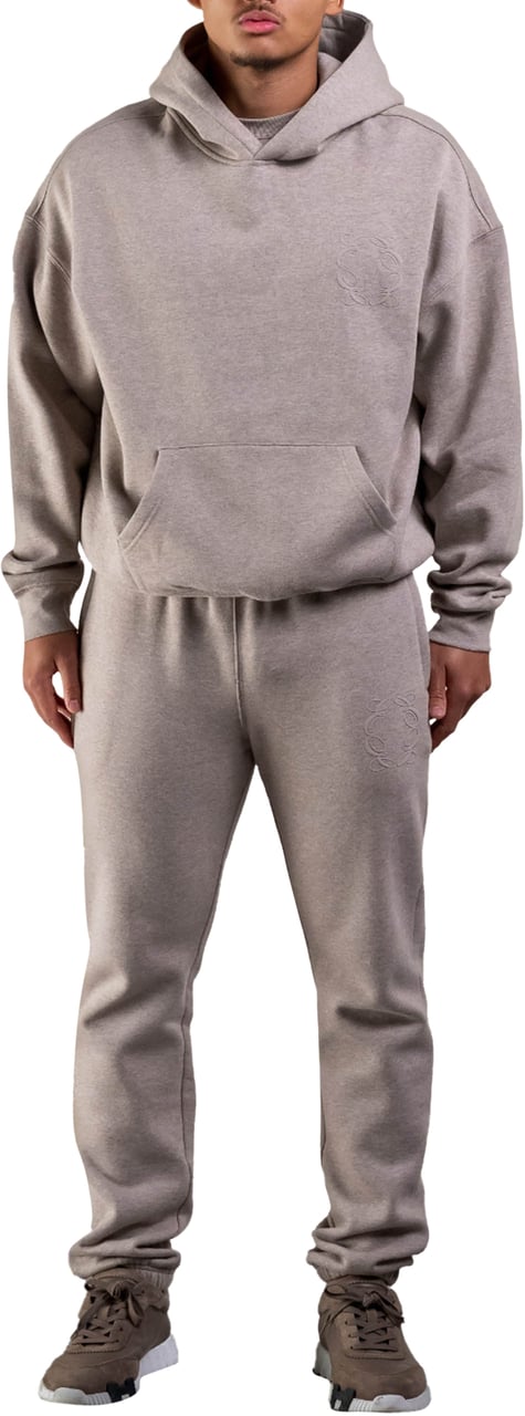 Cou7ure Essentials Classic Logo Trainingspak Beige