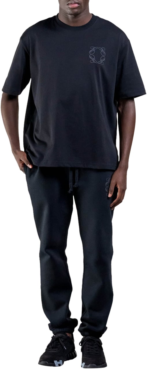 Cou7ure Essentials Classic Logo T-Shirt Zwart