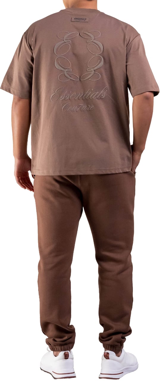 Cou7ure Essentials Classic Logo T-Shirt Wit