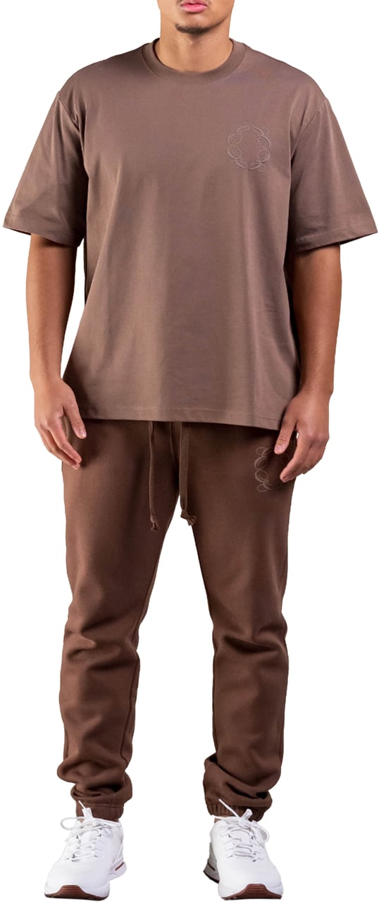 Cou7ure Essentials Classic Logo T-Shirt Wit