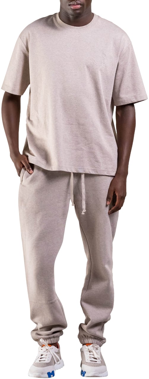 Cou7ure Essentials Classic Logo T-Shirt Beige