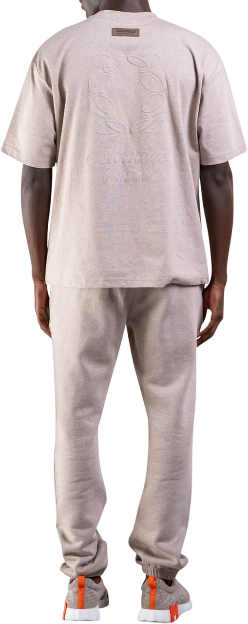 Cou7ure Essentials Classic Logo T-Shirt Beige